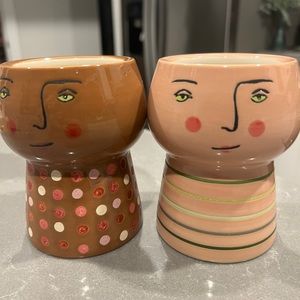 Ceramic planter (set of 2)